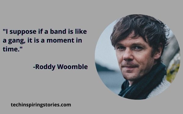 Motivational Roddy Woomble Quotes and Sayings