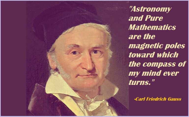 Motivational Carl Friedrich Gauss Quotes and Sayings - TIS Quotes