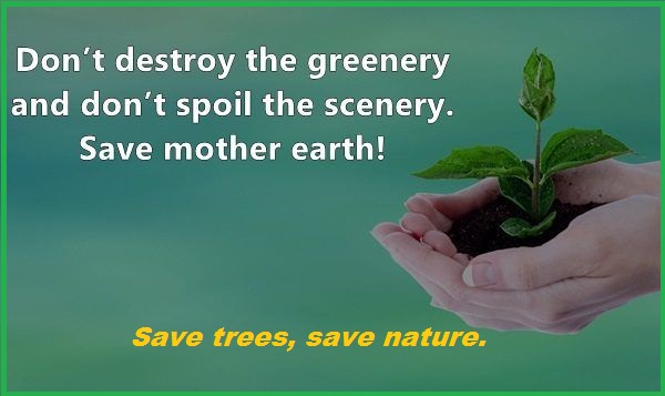 Save trees, save nature