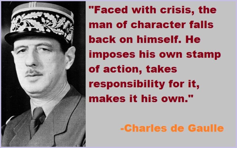 Motivational Charles de Gaulle Quotes and Sayings - TIS Quotes