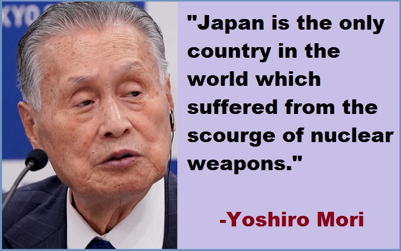 Yoshiro Mori Quotes 