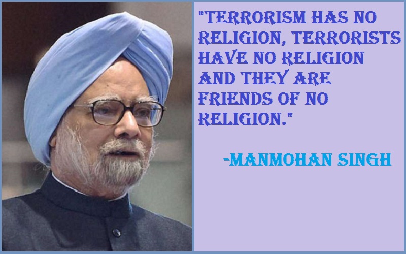 Manmohan singh Terrorism Quotes And Sayings