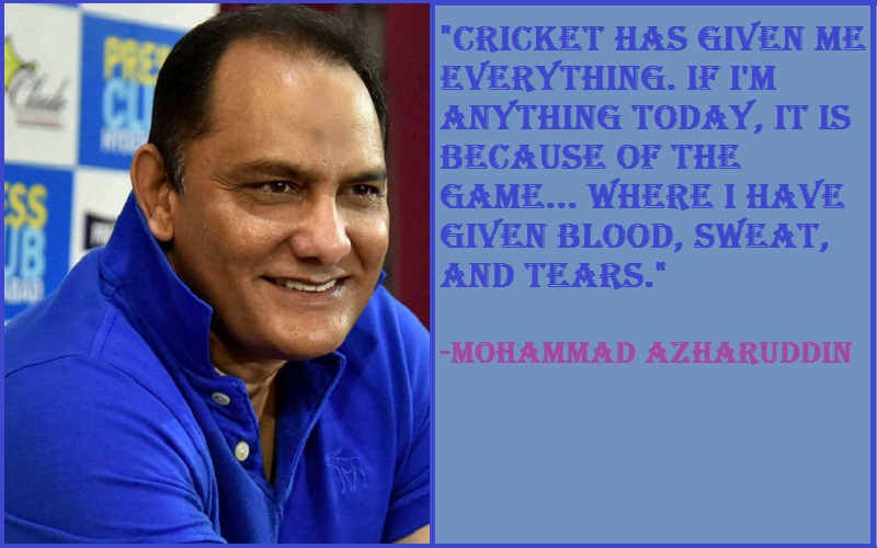 Inspirational Mohammad Azharuddin Quotes