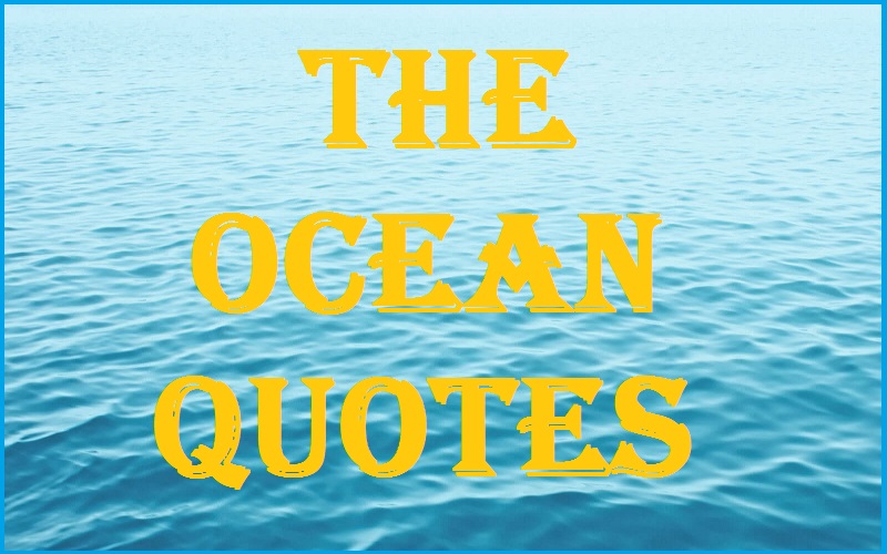 Best and Catchy Motivational The Ocean Quotes And Sayings