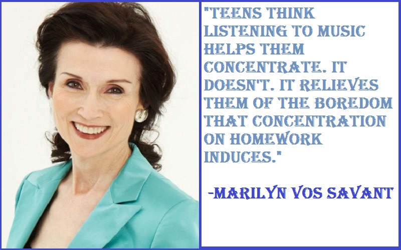 Marilyn Vos Savant Teenage Quotes