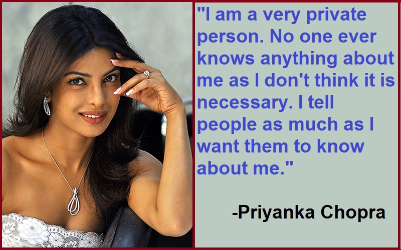 Priyanka Chopra Quotes About human