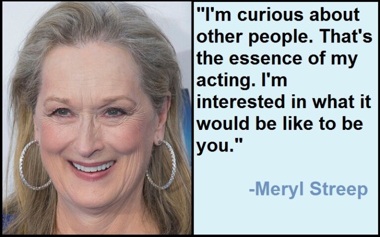 Motivational Meryl Streep Quotes And Sayings - TIS Quotes