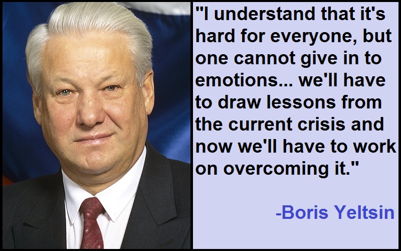 Inspirational Boris Yeltsin Quotes