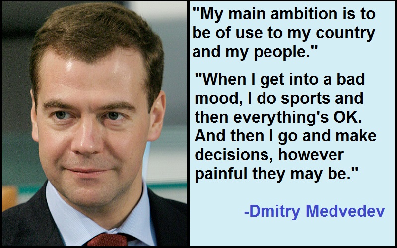 Inspirational Dmitry Medvedev Quotes