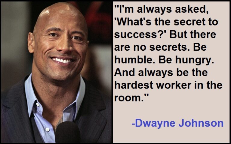 Motivational Dwayne Johnson Quotes and Sayings - TIS Quotes