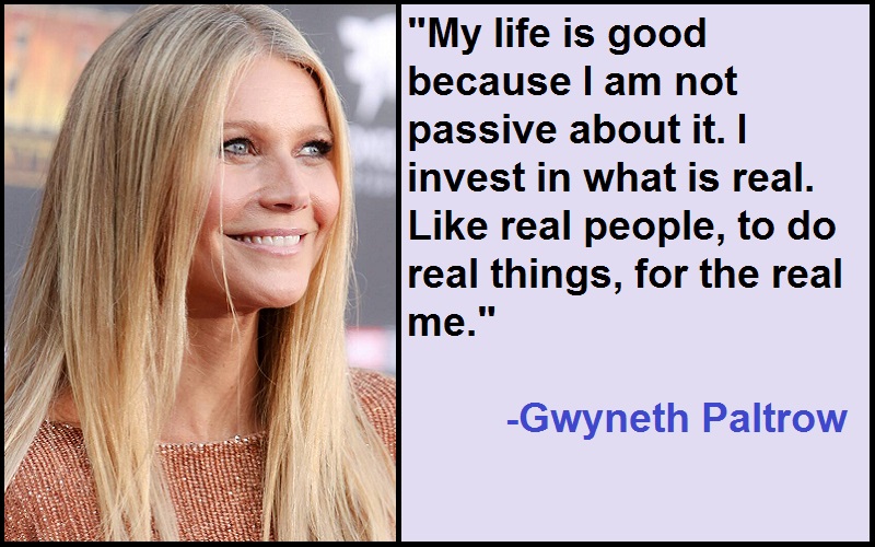 Inspirational Gwyneth Paltrow Quotes