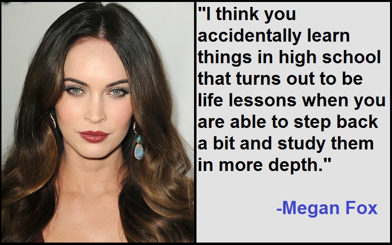 Inspirational Megan Fox Quotes