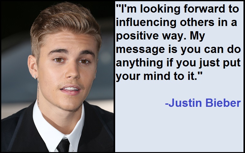Inspirational Justin Bieber Quotes