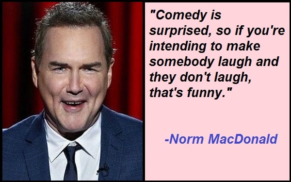 Motivational Norm MacDonald Quotes And Sayings - TIS Quotes