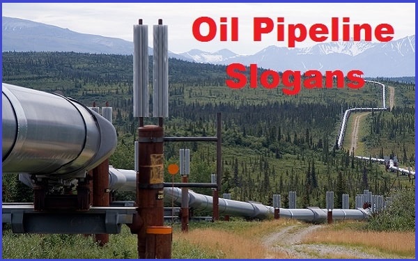 Oil Pipeline Slogans