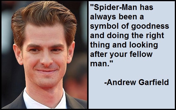 Best And Catchy Motivational Andrew Garfield Quotes Sayings