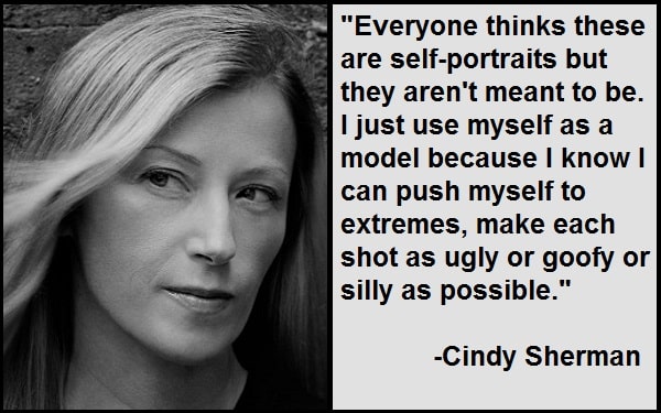Inspirational Cindy Sherman Quotes