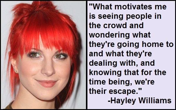 Inspirational Hayley Williams Quotes