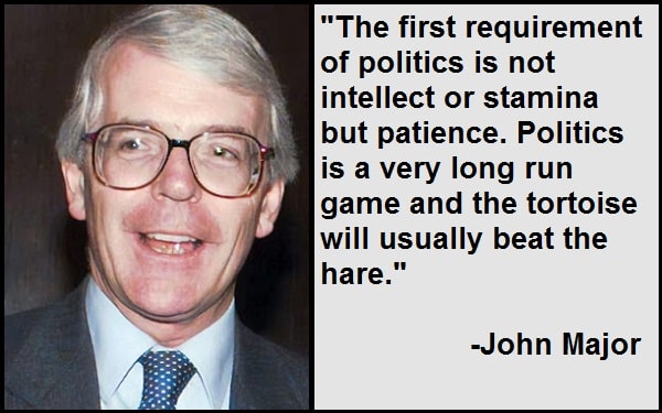 Inspirational John Major Quotes