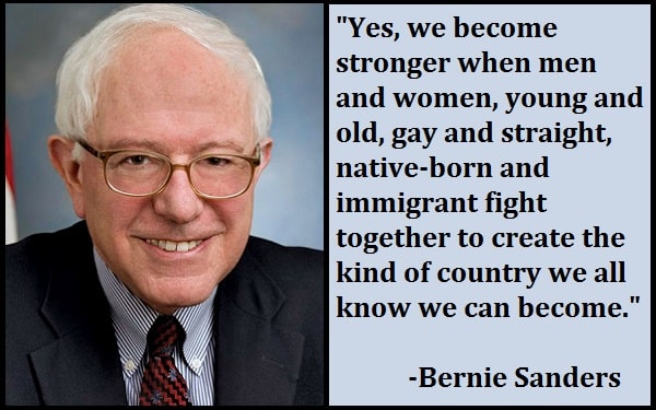 Inspirational Bernie Sanders Quotes