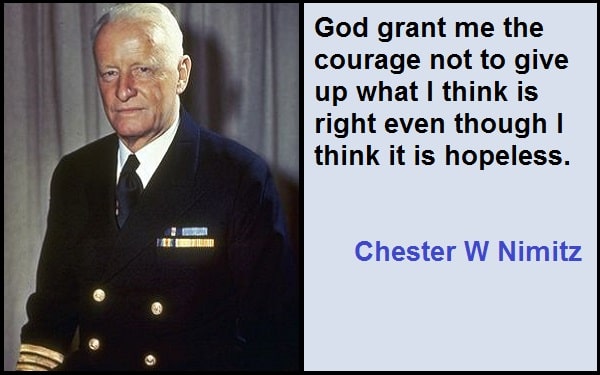 Inspirational Chester W Nimitz Quotes