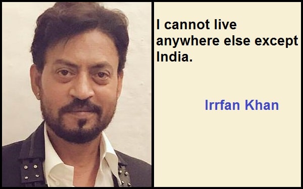 Inspirational Irrfan Khan Quotes