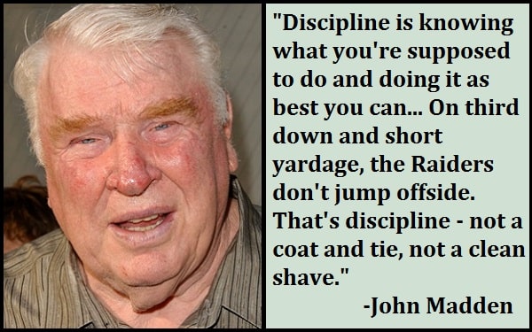 Inspirational John Madden Quotes