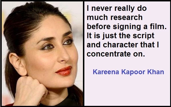 Inspirational Kareena Kapoor Khan Quotes