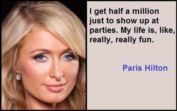 Inspirational Paris Hilton Quotes