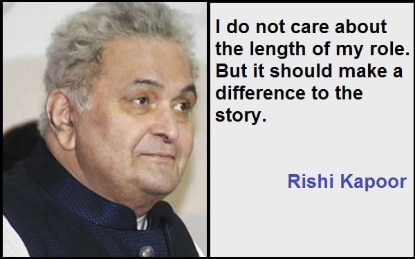 Inspirational Rishi Kapoor Quotes