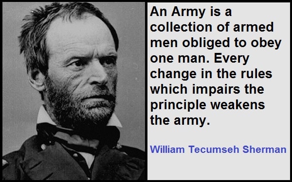Inspirational William Tecumseh Sherman Quotes