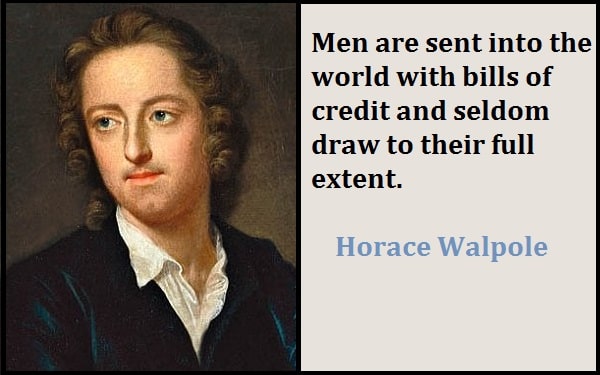 Inspirational Horace Walpole Quotes