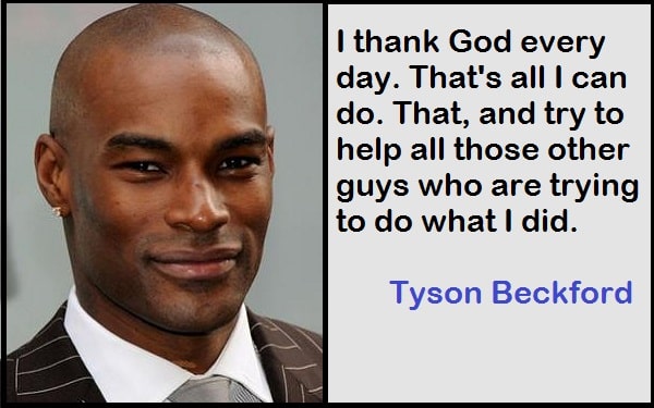 Inspirational Tyson Beckford Quotes
