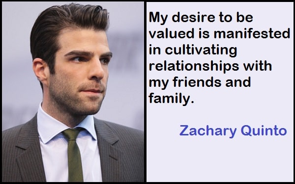 Inspirational Zachary Quinto Quotes