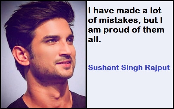 Inspirational Sushant Singh Rajput Quotes