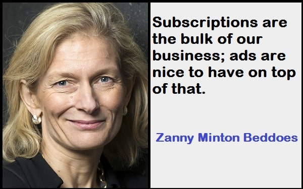 Inspirational Zanny Minton Beddoes Quotes