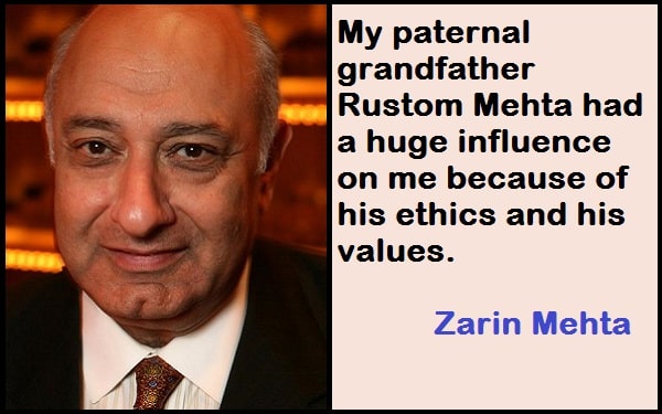 Inspirational Zarin Mehta Quotes