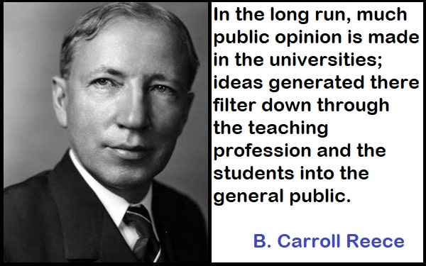 Inspirational B. Carroll Reece Quotes