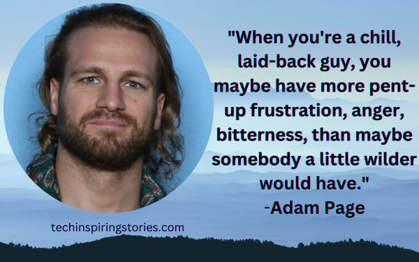 Inspirational Adam Page Quotes
