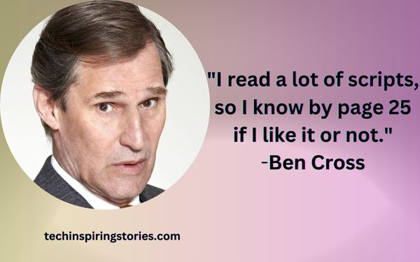 Inspirational Ben Cross Quotes
